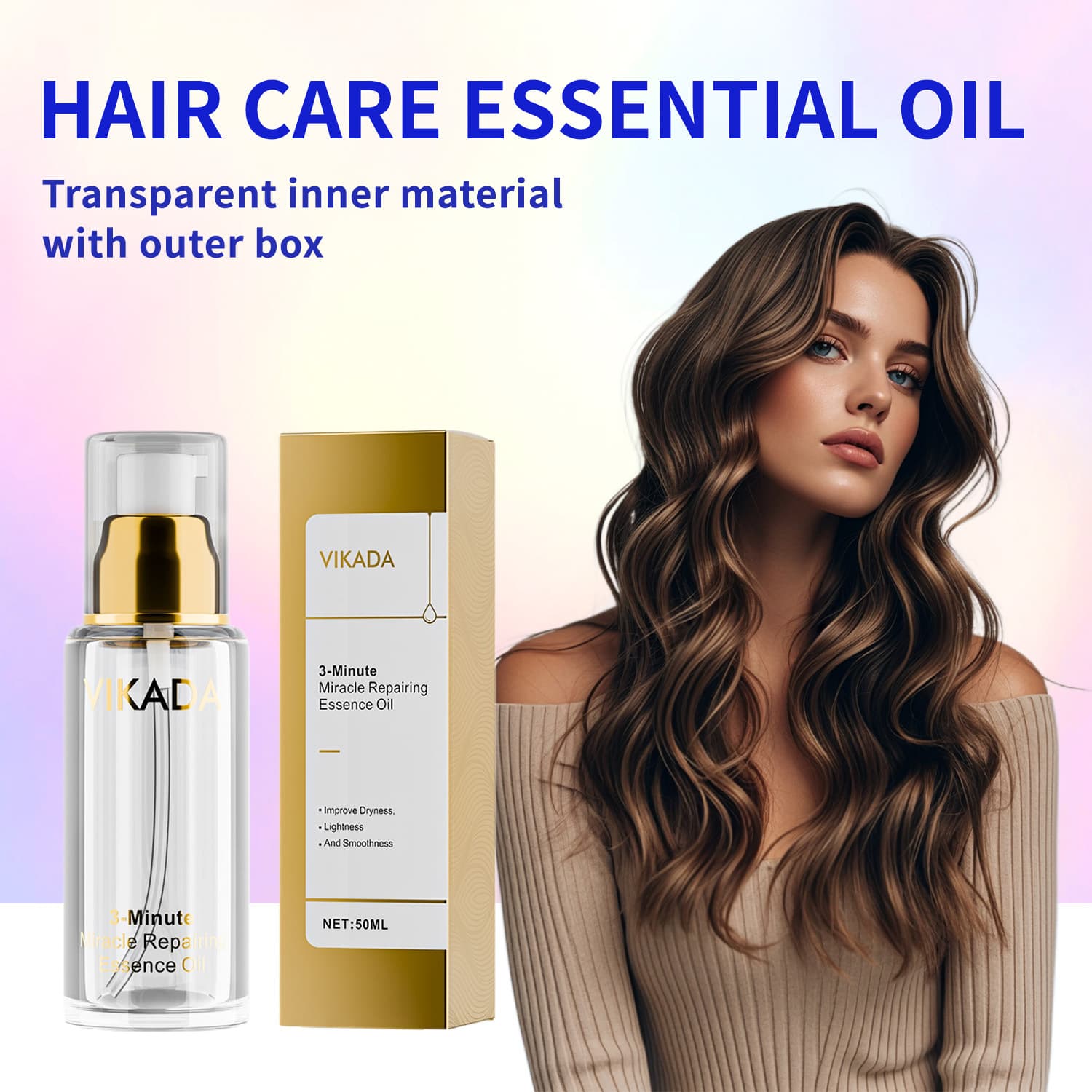 Cross-border Hot Selling Moroccan Argan Oil Smooth Hair Care Essence Leave-in Anti-frizz Hair Oil Wholesale