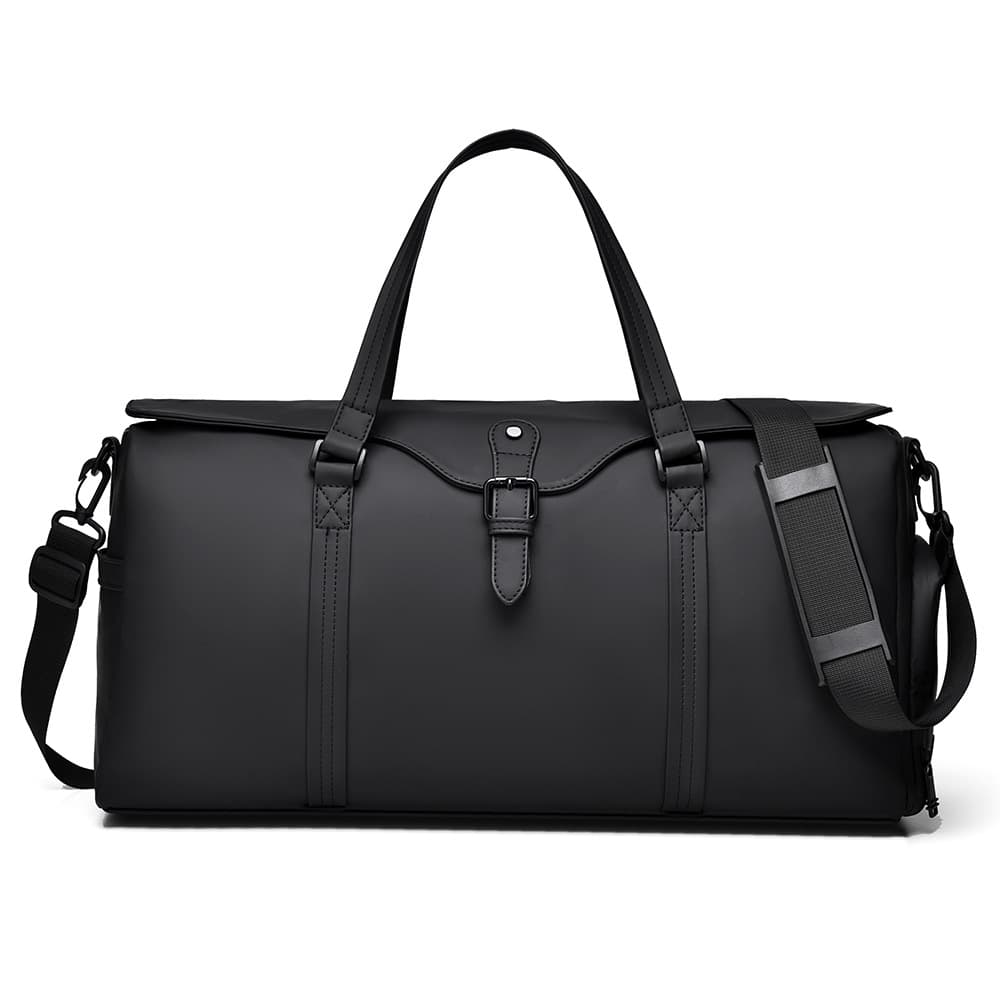 Men's Large-Capacity Travel Duffel Bag with Shoe Compartment, Casual Handbag for Business Trips, Wet-Dry Separation Gym Bag