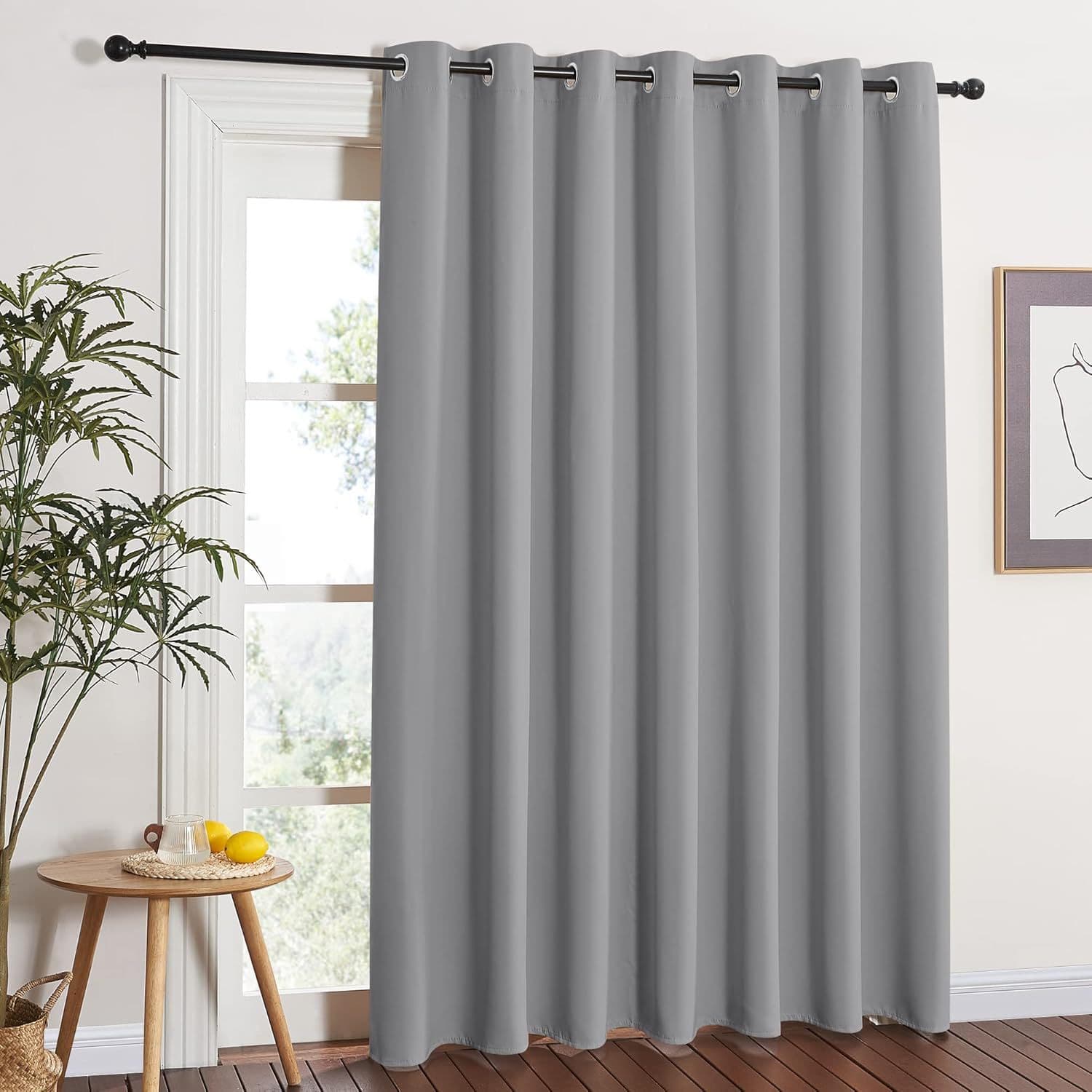 Shaoxing Finished Curtain Wholesale Amazon Cross-Border Full Blackout Sun Protection High-Precision Curtains Foreign Trade Drop Shipping