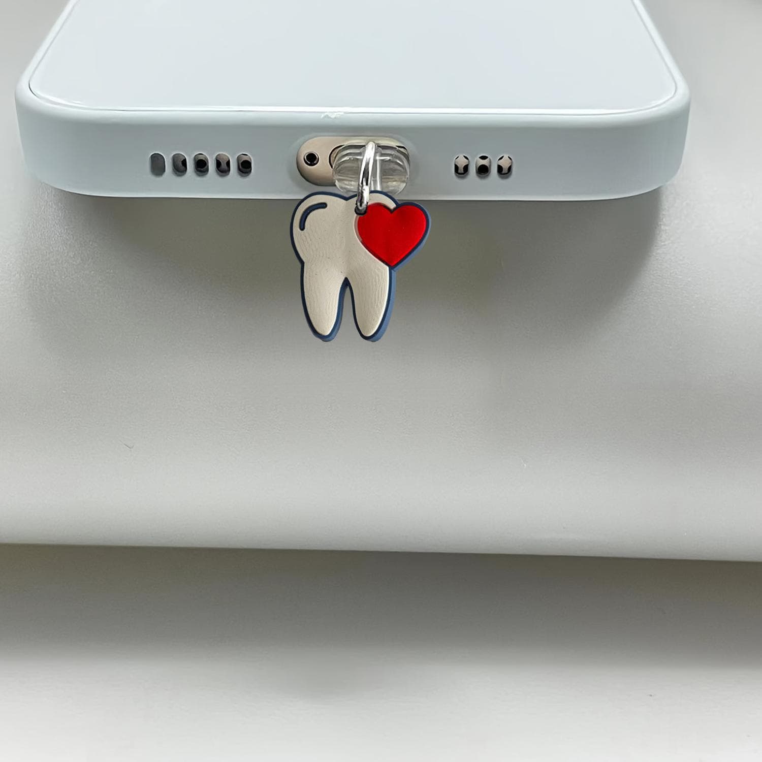 Amazon Tooth 16 Phone Dust Plug Temu Portable Pendant Phone Hole Dust Plug Hanging Tail Plug Decoration