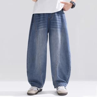 Boys' Curved Knife Denim Pants Lightweight Summer 2026 New Style Trendy Pants Kids' Trousers Big Boy Cool Long Pants