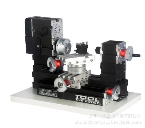 TZ20002MR DIY BigPower Mini Metal Turning Lathe, 60W 12000