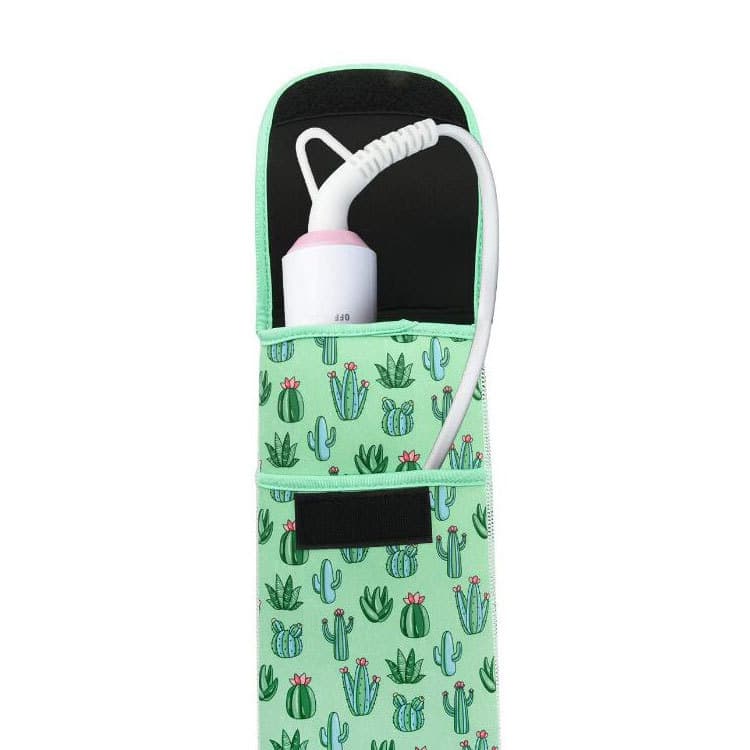 Custom Neoprene Straightener Bag Curling Iron Case Diving Material Printed Style Hair Straightener Pouch