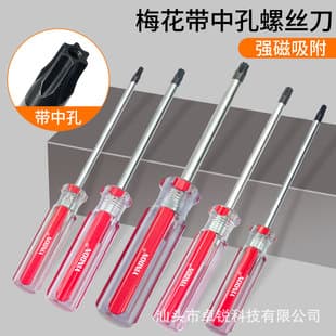 Tamper-Proof Torx Screwdriver Set with Strong Magnetism, T6 T8 T10 T15 T30 T40, Hexagonal Handle, Home Tool Kit