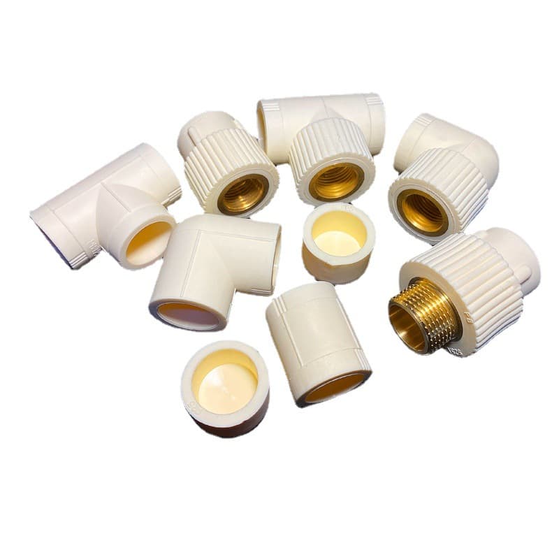 PB External Thread Direct PB Hot Melt Pipe Fittings PB Copper Internal Thread Direct Underfloor Heating Elbow Tee Bridge Plug
