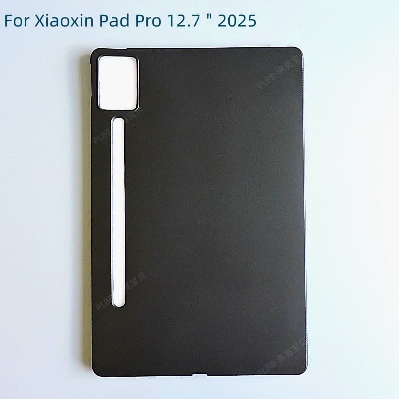 Compatible with Xiaoxin Pad Pro 12.7/Idea Tab Pro tablet protective case, TPU matte soft shell with anti-slip strips.