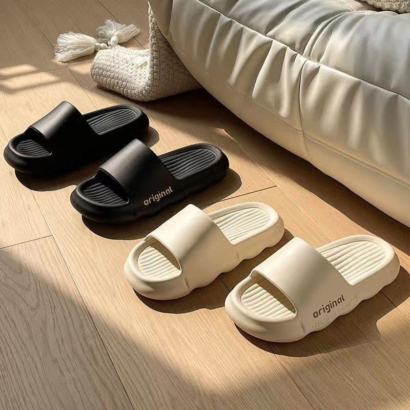 Slippers Men 2025 Summer New Men's Thick Sole Bathroom Non-slip Couple Student Outdoor Cool Slippers Women