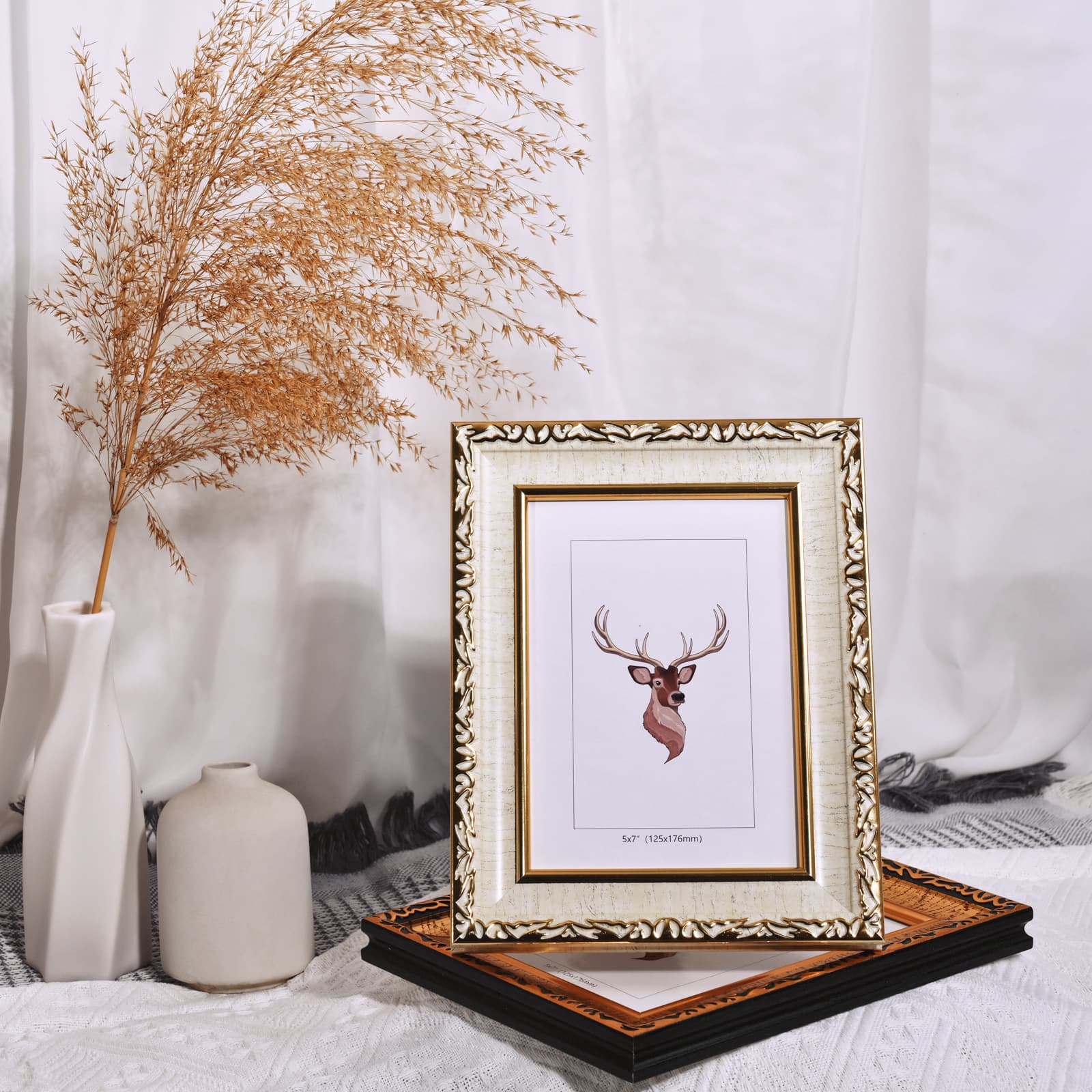 American Style Wedding Dress Creative Album Display Stand Photo Frame 5 6 Inch A3 A4 Family Portrait Wall Hanging Picture Frame