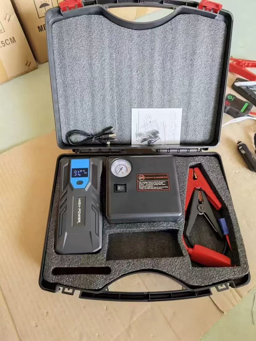 Car Jump Starter Power Bank Large Capacity Portable Charger Car Battery Booster Emergency Rescue Jump Start Device