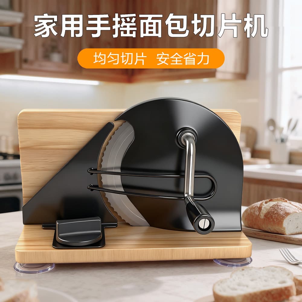 Bread Slicer with Adjustable Thickness, Sourdough Toast Slicer, Baking Supplies for Even Bread and Toast Cutting