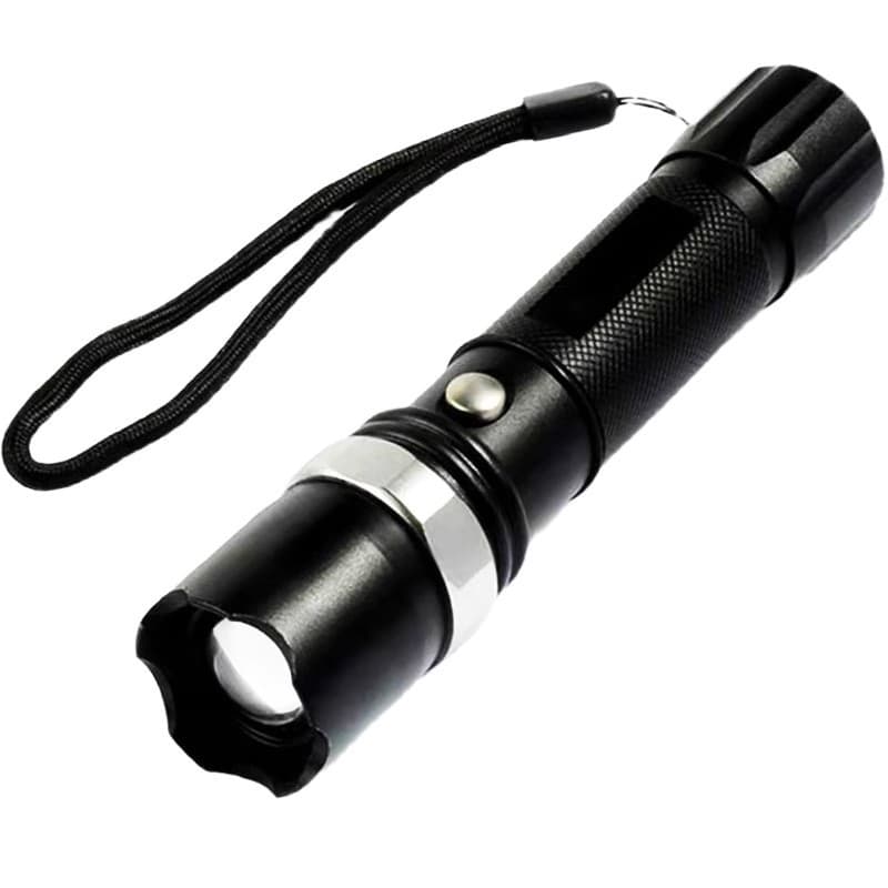 High-Power Aluminum Alloy LED Flashlight, 3-Mode Zoom, Rechargeable, Ultra-Bright Outdoor Long-Range Multi-Function Home Flashlight