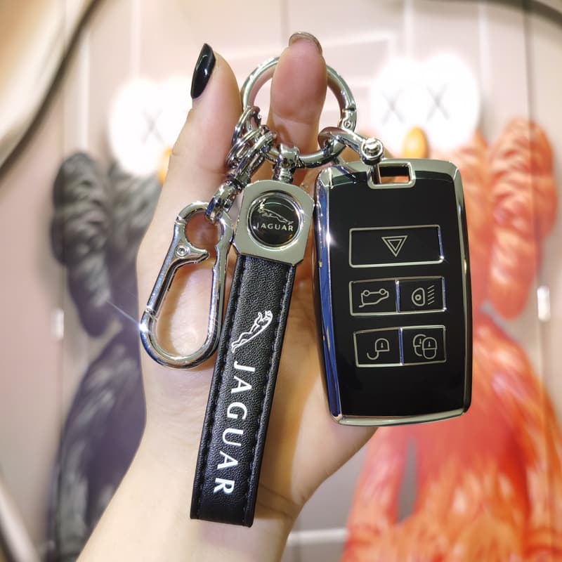 Suitable for Jaguar XFL Key Case XEL Car E-Pace Shell F-Pace Bag F-Type High-End Buckle I-Pace Protective Case XJ
