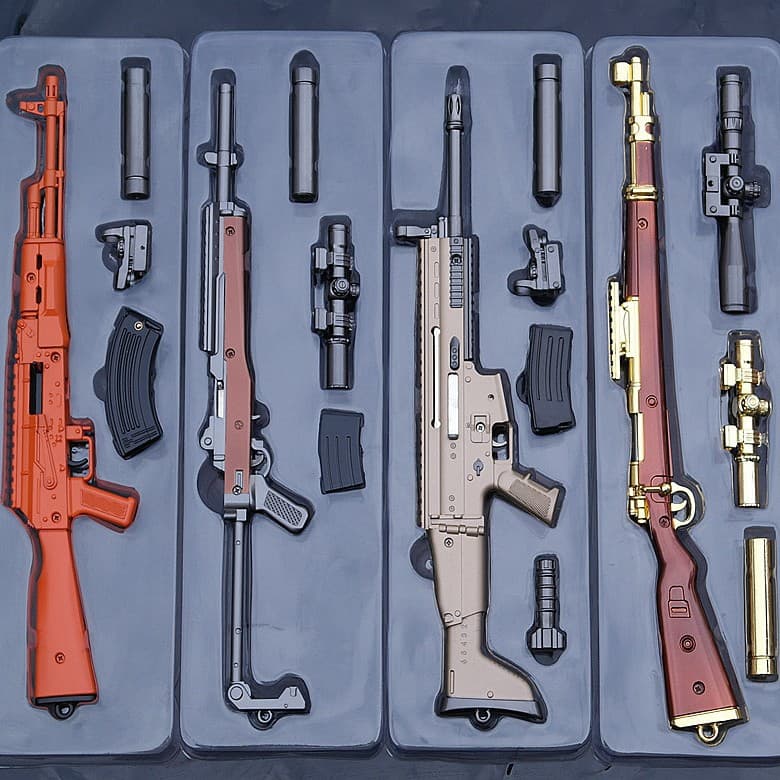 PUBG Weapon AWM 98K SKS SCAR-L MINI Bolt Action Model Gun Non-Firing