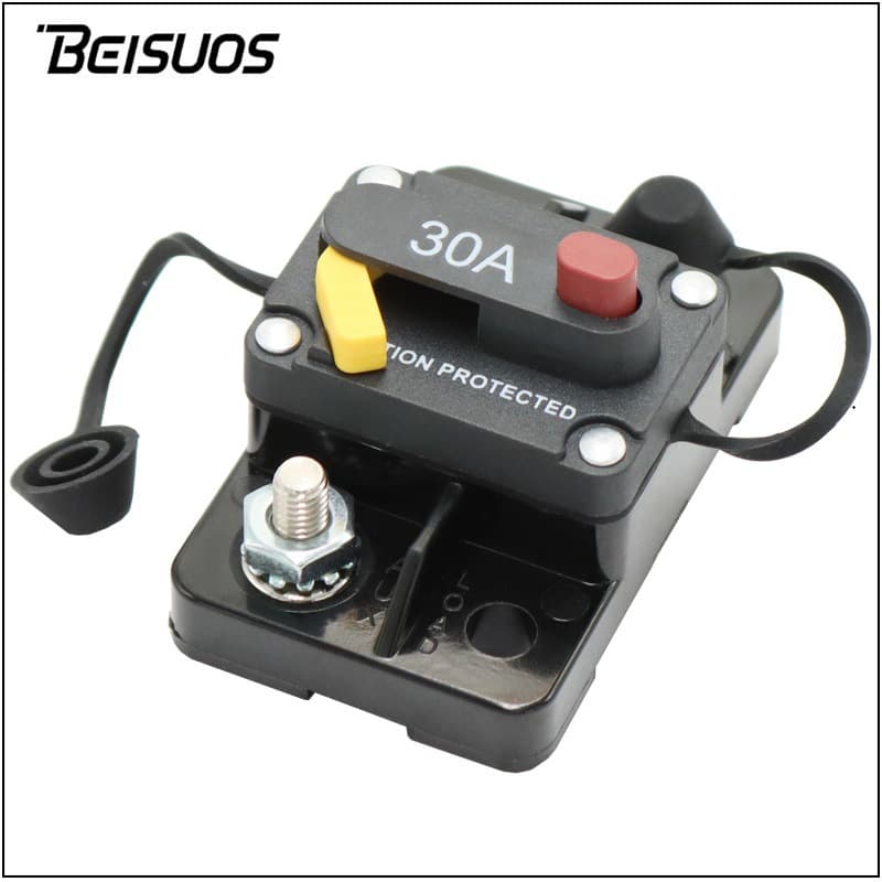 21-8F Miniature Switch Circuit Breaker Automotive Yacht Circuit Protector Photovoltaic Energy Storage Current Overload Protector
