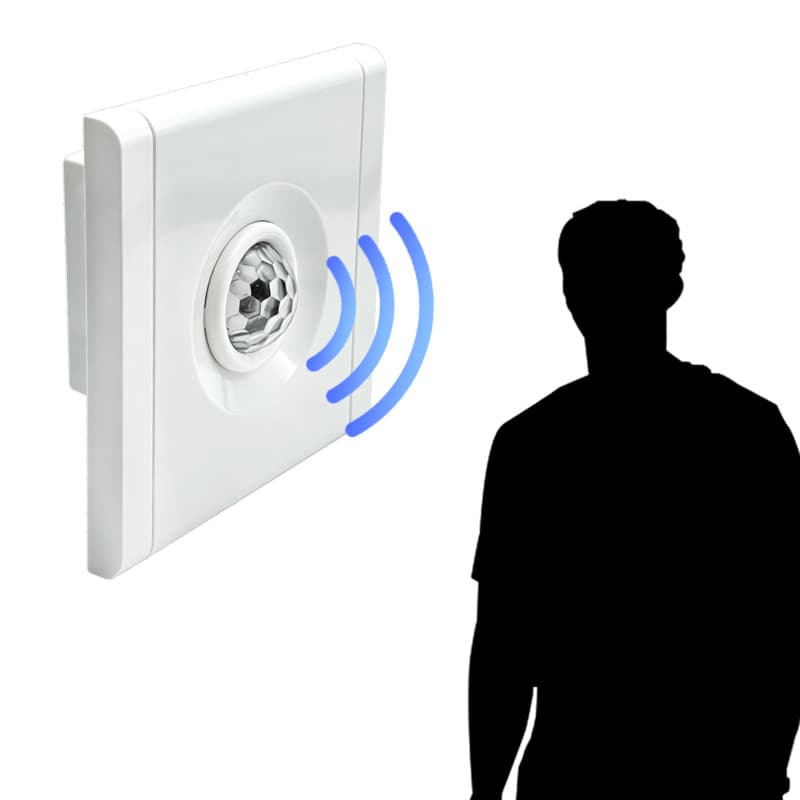 220V home decoration concealed installation type 86 radar sensor panel stair aisle human body sensor light control switch