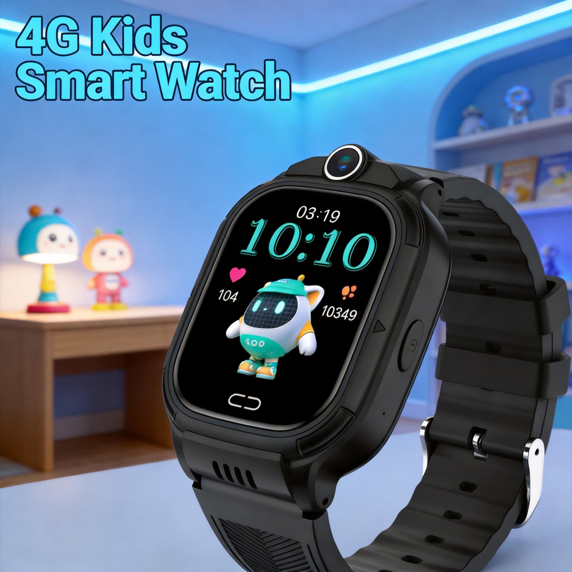Factory Direct Smart 4G Kids GPS Watch with SOS Call, Video Call, SIM Card Support, Child Locator Watch