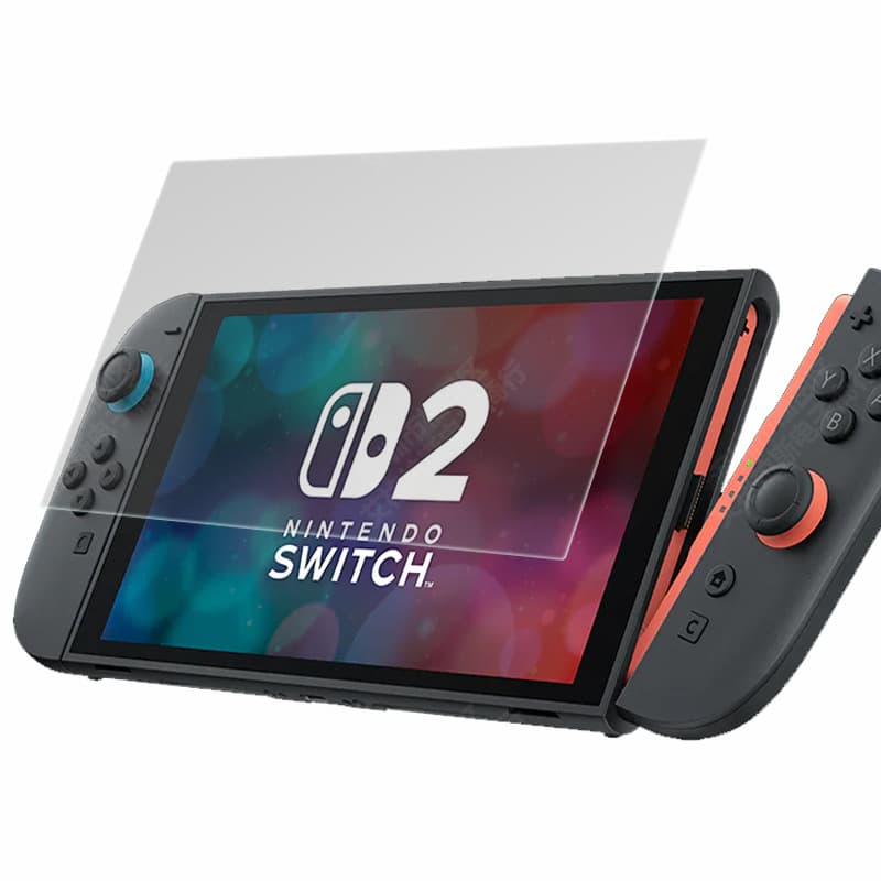 Tempered Glass Screen Protector for Nintendo Switch 2, Matte Anti-Fingerprint, Eye Protection, HD, Easy Install