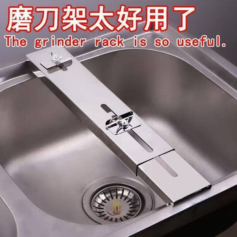 Stainless Steel Adjustable Telescopic Knife Sharpening Holder for Home Use Kitchen Tool