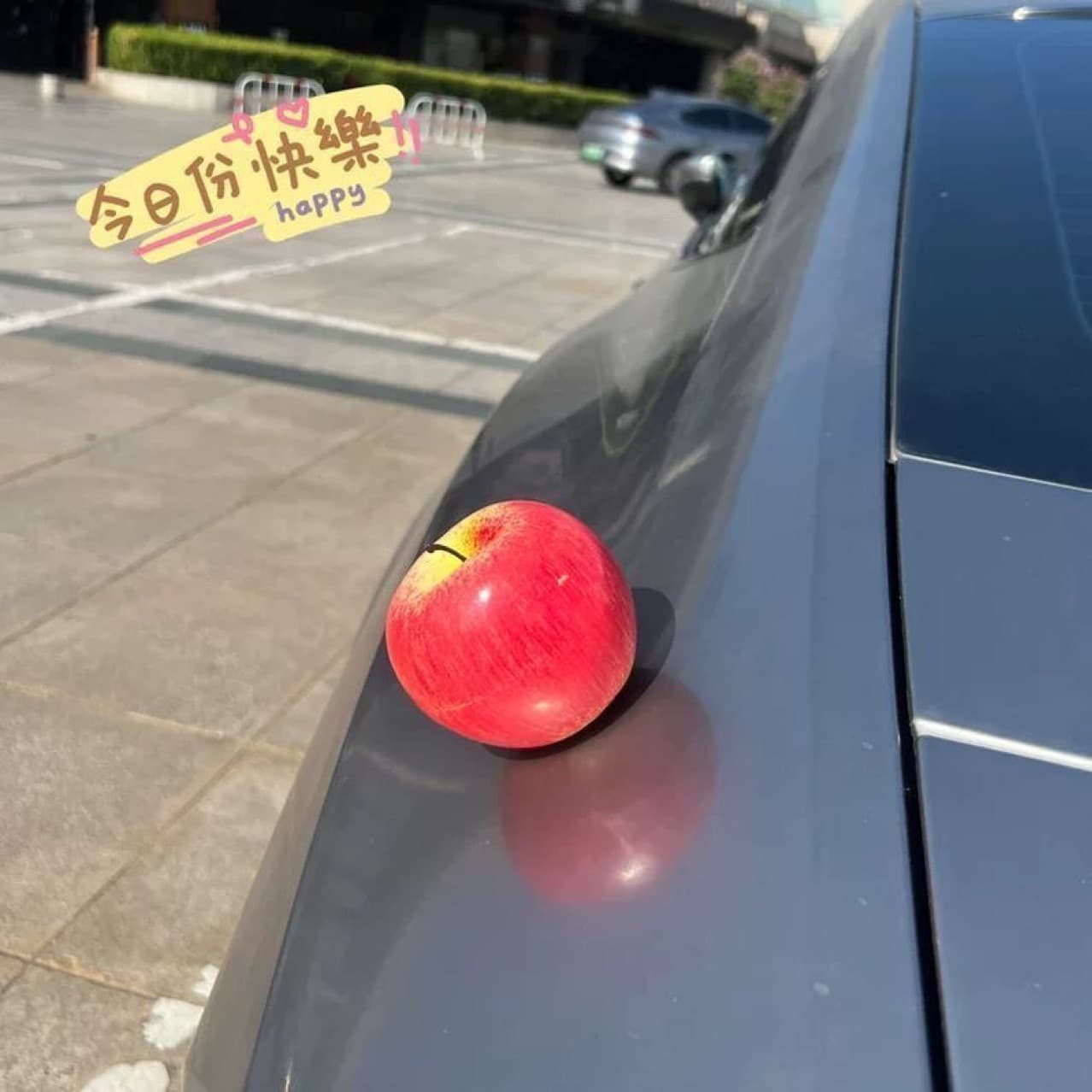 Simulated Fruit Car Decoration Ornament Hanging Desktop Exterior Cute Rear View Mirror Fuel Tank Accessories