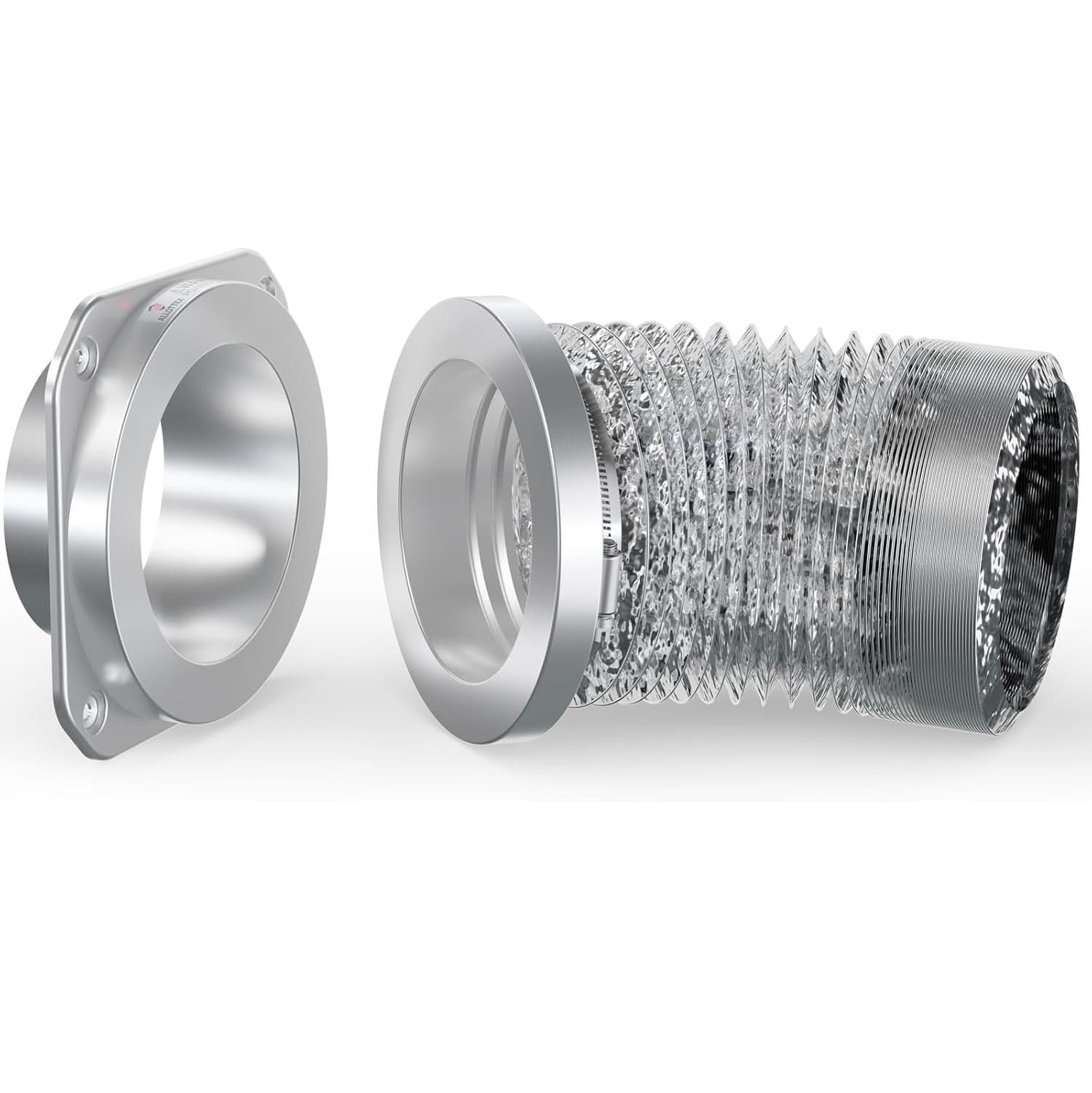 Magnetic Dryer Vent Elbow 180 Degrees, Sealed Dryer Vent Quick Connector