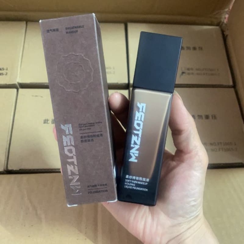 Fatingni Soft Veil Longwear Foundation Cushion, Non-Stick Mask, Moisturizing, Concealing, Long-Lasting, Official Authentic