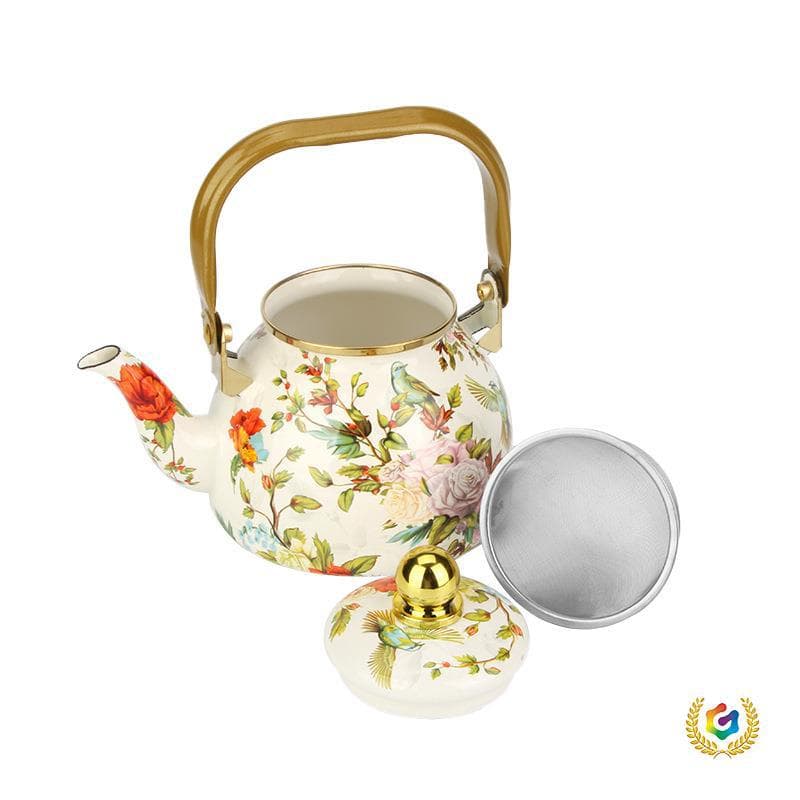 Thickened Enamel Kettle, Heating Enamel Teapot, Enamel Water Kettle, Enamel Tea Pot, Enamel Coffee Pot