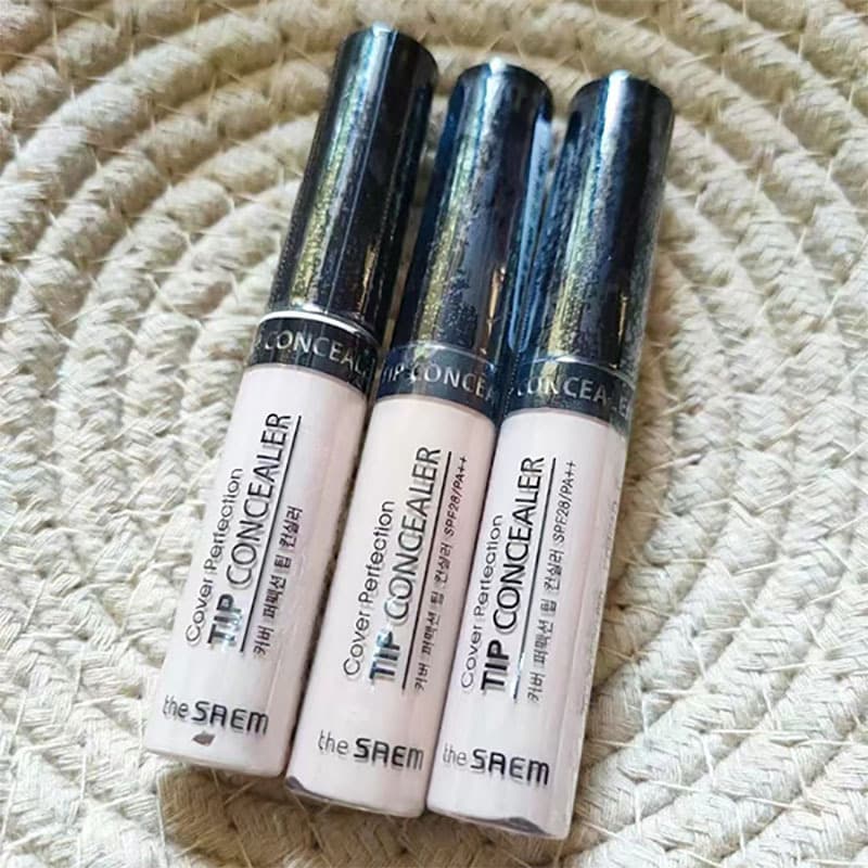 Cross-border Korea The saem Concealer Liquid Covering Spots Acne Scars Pen Cream Strong Concealer Dark Circles