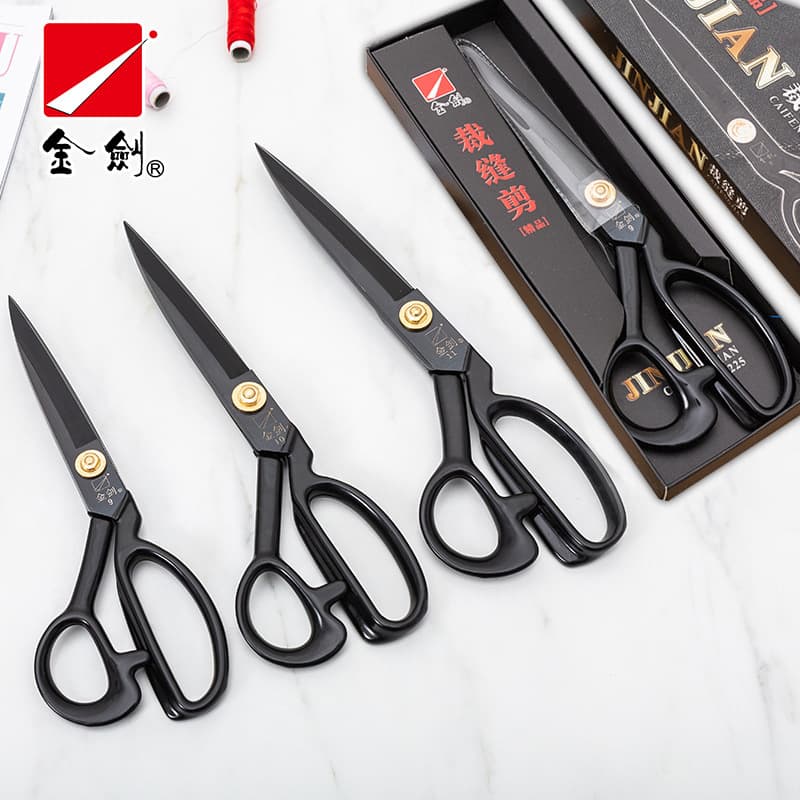Gold Sword Tailor Scissors Manganese Steel Genuine Garment Fabric Cutting Shears Professional Sewing Tailor Scissors