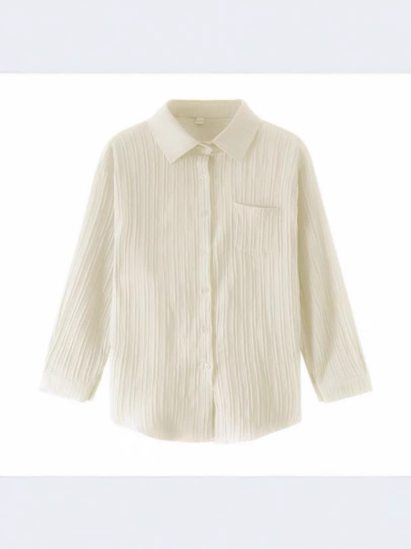 Fashionable and stylish cardigan shirt top for women, unique French-inspired spring-summer new arrival, outer layer sun-protection shirt jacket