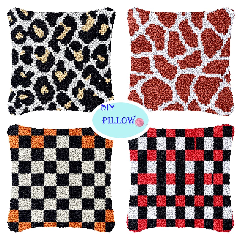 Pre-sale Shuoshi Craft Cross-border Supply Handmade DIY Pillowcase Segmented Embroidery Pattern Kit (English Version)