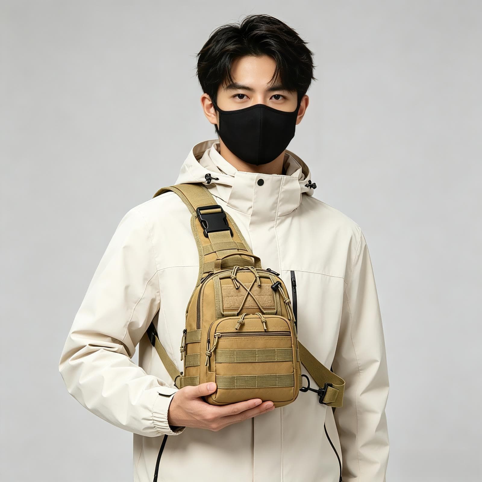Wanna Cross-Border Tactical Chest Bag Camo Sports Small Chest Bag Single Shoulder Crossbody Outdoor Tactical Chest Bag Men's