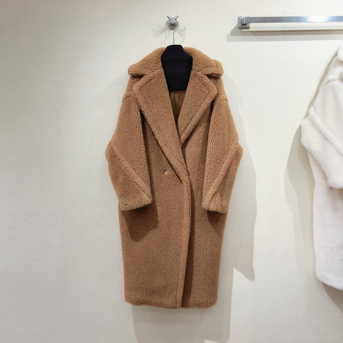 Teddy Bear Coat Women M Style Oversized Long Coat Winter Sheep Wool Fleece Fur Coat
