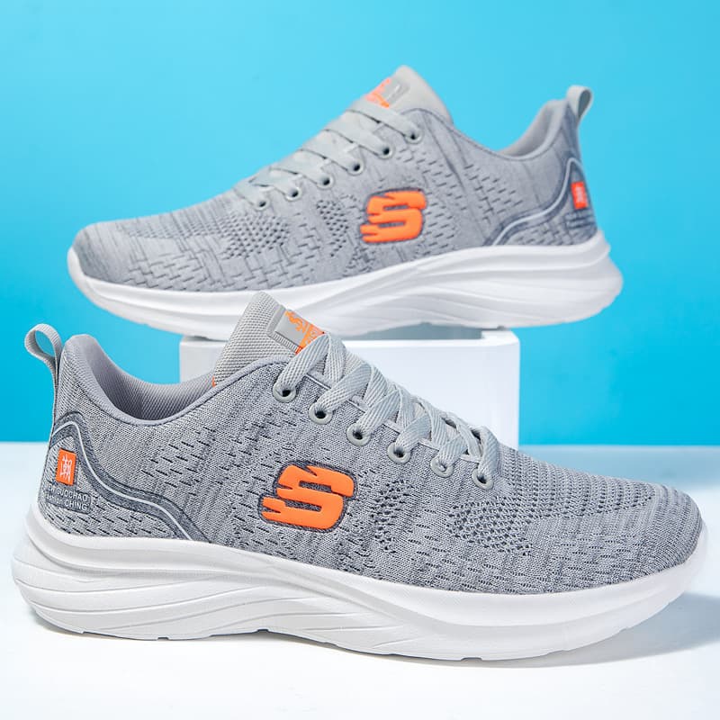 Mesh Knit Shoes Spring/Summer New Colorful Low-Top Soft Sole Casual Shoes Lightweight Lace-Up Unisex Sneakers