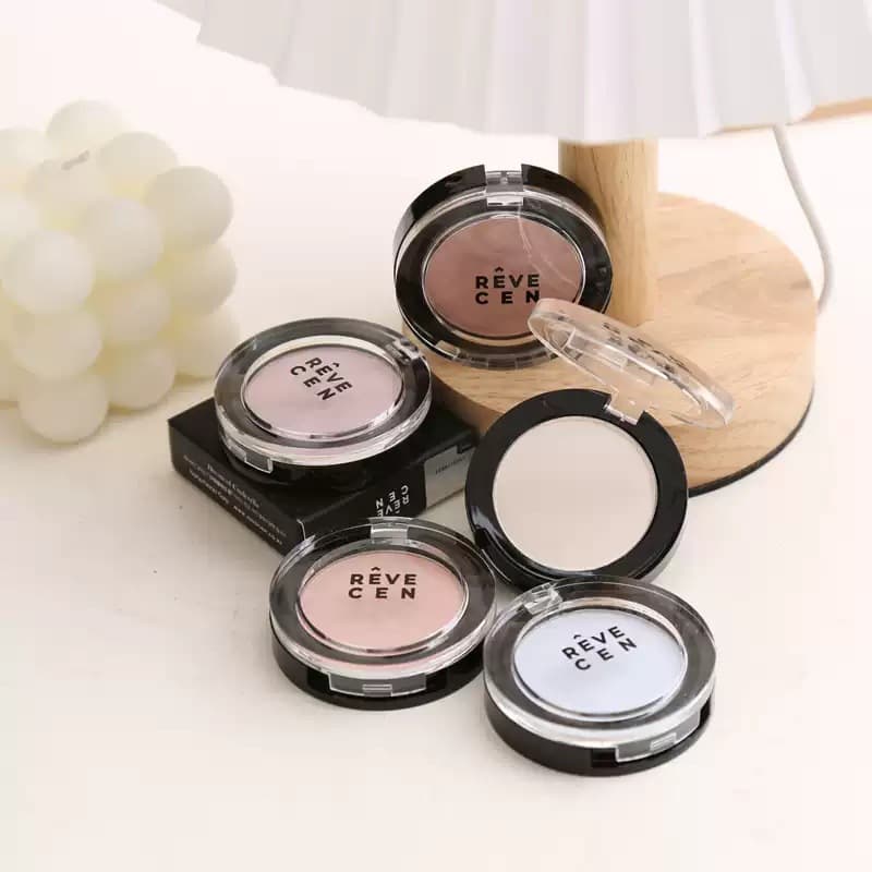 Korea Hot-Selling revecen Highlighter Single-Color Eyeshadow Palette 001 Blush Purple Blush b100 Aegyo Sal Center-Face Brightening