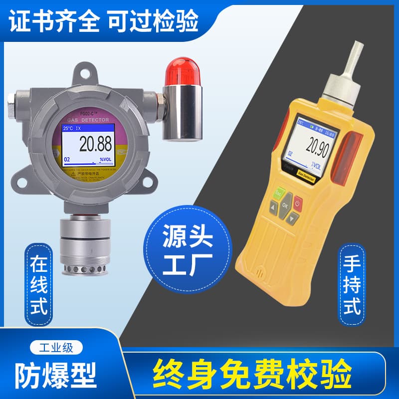 Gas Detector Oxygen Detector Nitrogen Tetrahydrothiophene Hydrogen Chloride Cyanide Hydrogen Fluoride Concentration Alarm
