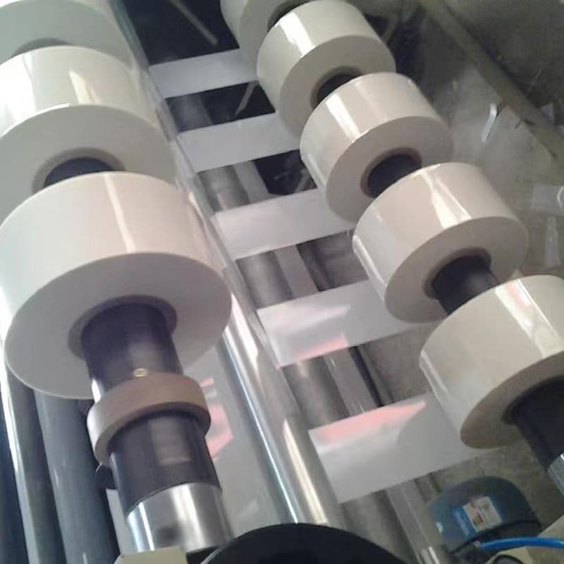 Manufacturer sales of milky white PET motor films, white PET roll sheets, high-temperature resistant insulating laser engraving materials.