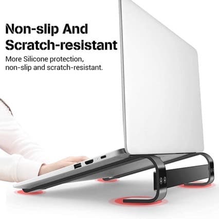 Wholesale aluminum alloy laptop stand, office computer support frame, portable cooling bracket, cross-border computer stand
