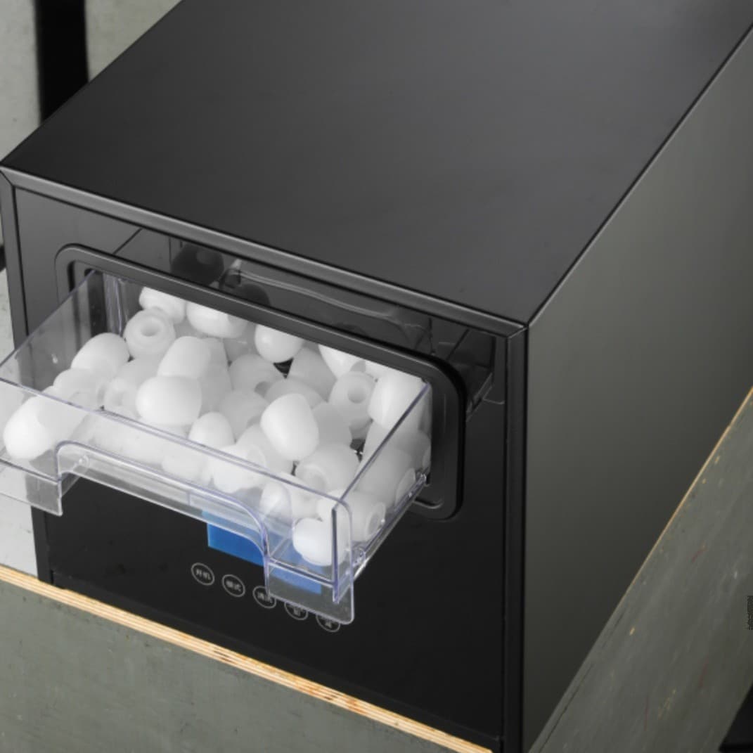 Mini Ice Maker for Home, Office, Commercial, Dormitory, Compact Countertop Fully Automatic Low Power Ice Cube Machine