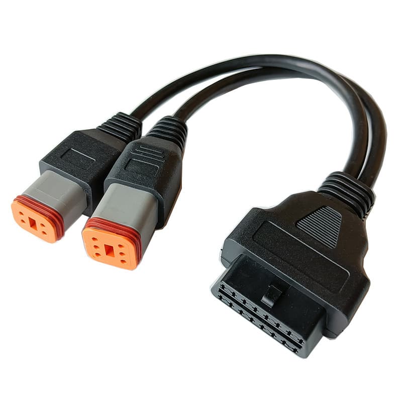 4Pin 6Pin 2in1 for Harley Davidson Is Suitable for Harley 4+6 Pin Motorcycle Adapter