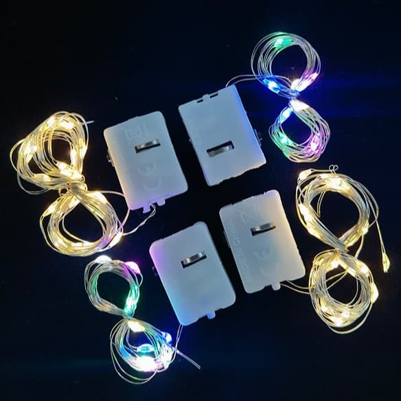 Customized LED copper wire light string three-speed adjustable gift box cake bouquet Taizhou decorative indoor lantern