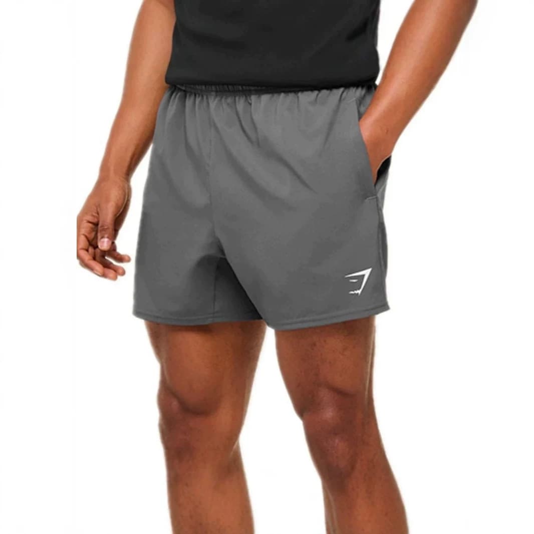 GYMSHARK 3/4 Length Elastic Running Fitness Muscle Quick-Dry Track Sports Shorts for Men Quick-Dry Athletic Shorts