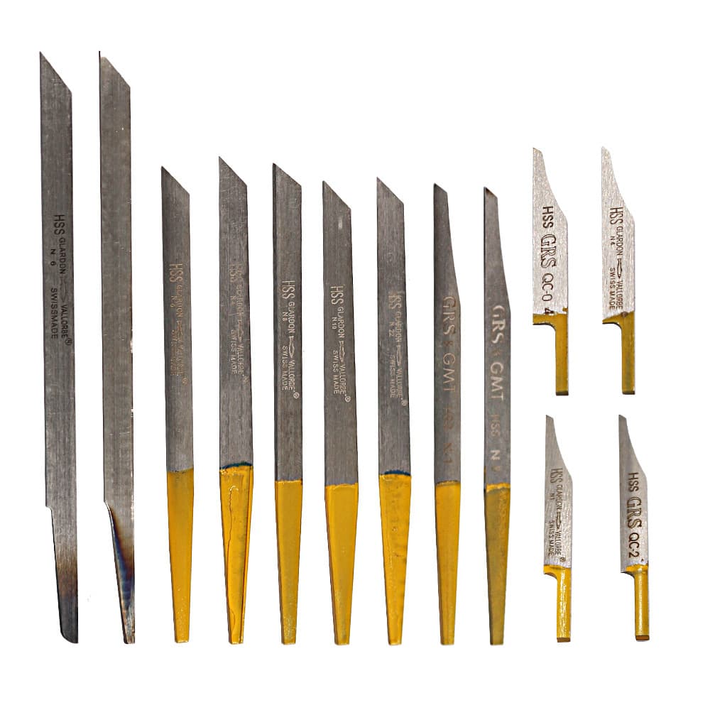 Micro-inlaid triangular spatula, pneumatic jewelry, hand-engraved inlaid rings, spatula edge carving, gold processing, gold-smithing tools and equipment