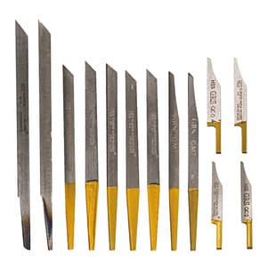 Micro-Setting Triangular Graver Pneumatic Jewelry Hand Engraving Ring Edge Carving Gold Processing Tool