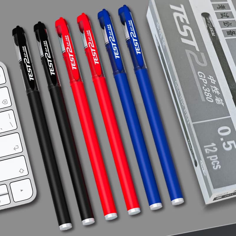 GP380 Matte Pen Gel Pen Sign Pen Water Pen Ballpoint Pen Black Pen Student Stationery Creative Stationery Wholesale 0.5