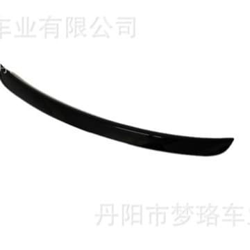 For Mercedes-Benz W203 AMG Style Rear Spoiler Gloss Black Carbon Fiber Texture 2001-2006