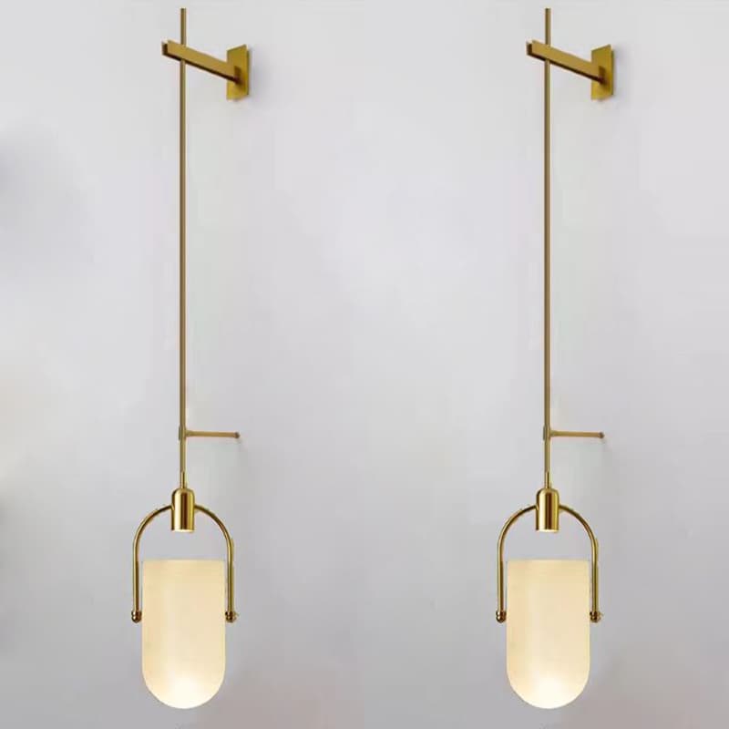 Designer Long Arm Wall Lamp, Nordic Simple Modern Light Luxury, Living Room Background Wall, Hotel Bedroom Corridor Aisle Wall Light