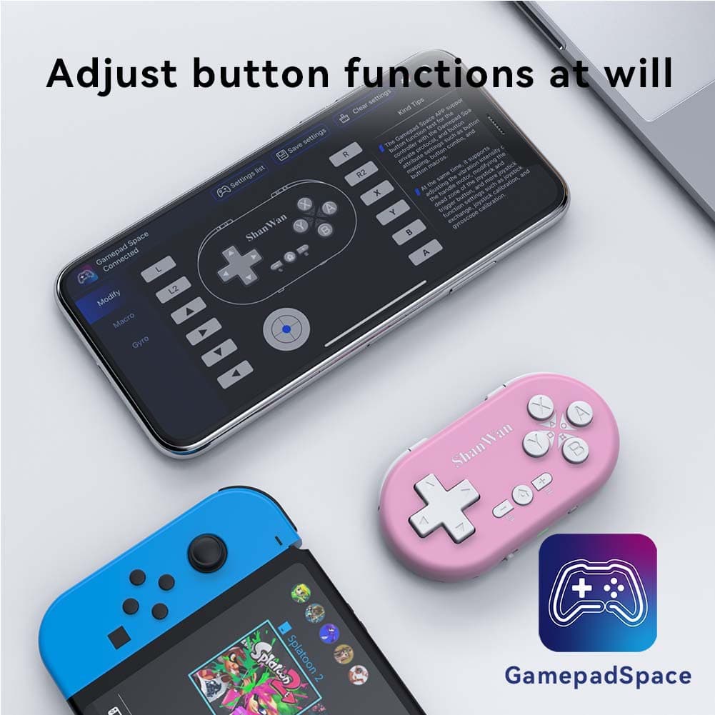 ShanWanQ36 mini game controller Bluetooth portable PC handheld ios handheld pocket game controller