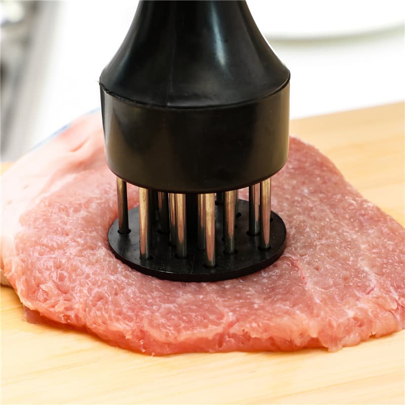304 stainless steel meat loosening needle steak needle buckle meat roasting meat piercing tool tender meat cutting tool steak hammer tool