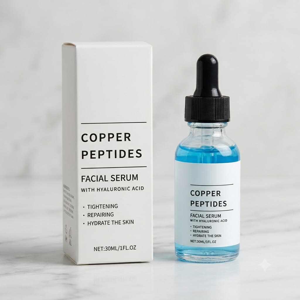 Cross-border GHK-Cu Collagen Blue Copper Peptide Facial Serum Copper Peptides Serum for Face