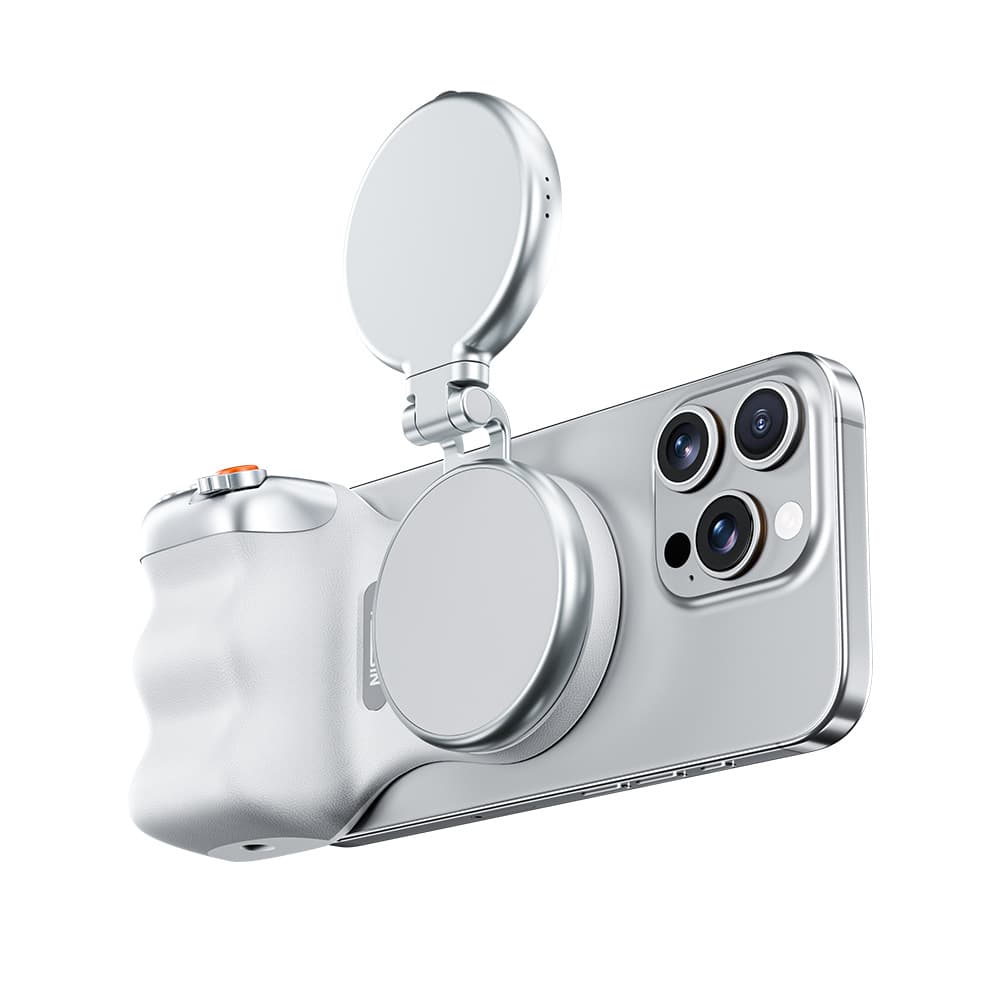 Magnetic Shooting Assistant Wireless Bluetooth Remote Control Zoom Photography Anti-shake Stabilizer Telesin Handle